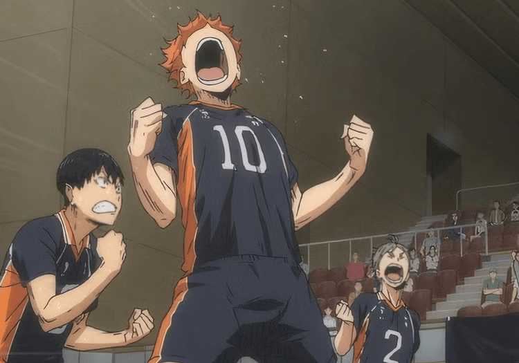 Karasuno winning