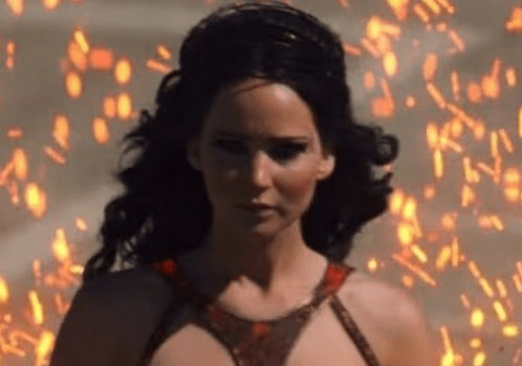 Katniss Everdeen in The Hunger Games