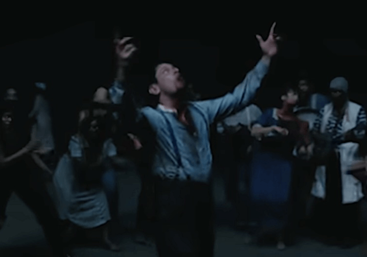 The vampires dancing around Remmick