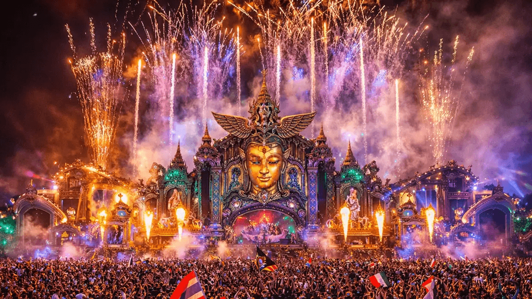 The stage set for Tomorrowland in 2024