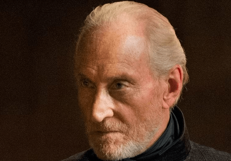 Tywin Lannister standing and looking angrily in Game of Thrones