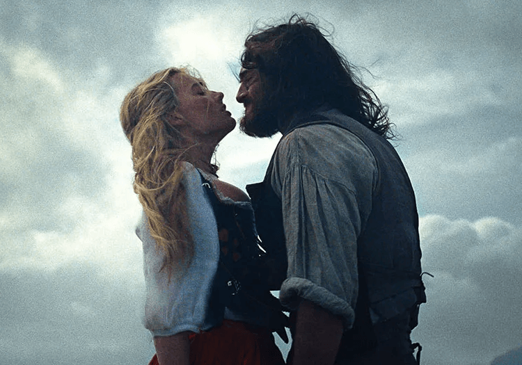Jacob Elordi and Margot Robbie in Wuthering Heights