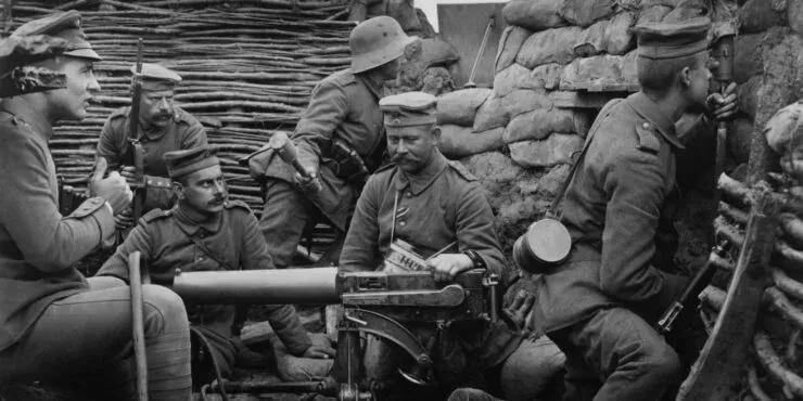 Soldiers in WWI