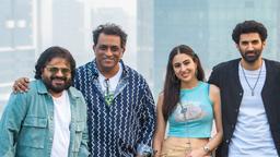 L to R: Pritam, Anurag Basu, Sara Ali Khan, Aditya Roy Kapoor