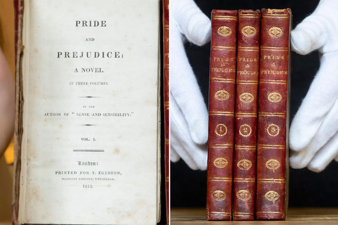 First edition of 'Pride and Prejudice' is going up for auction