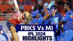 PBKS vs MI IPL 2024 Highlights