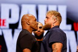 Jake Paul and Mike Tyson