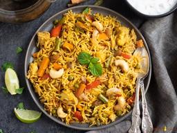 Easy Instant Pot Vegetable Biryani - Piping Pot Curry