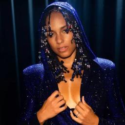 Alicia Keys Beaded Braids
