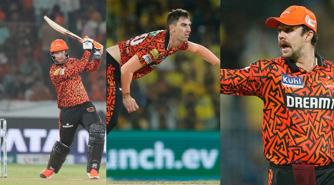 Heinrich Klaasen, Pat Cummins and Travis Head