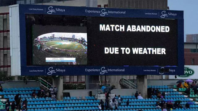                                                                     Match Abandoned