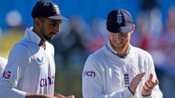 Shoaib Bashir and Joe Root
