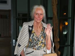 Heidi Klum in the Aging Lady Costume