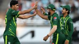 Abbas Afridi with other cricket players