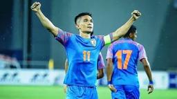 indian football tema cpatian sunil chhetri equals pele goal record rkt |  सुनील छेत्री ने गोल दागने में हासिल किया एक और मुकाम, अब बस रोनाल्डो-मेसी  से पीछे