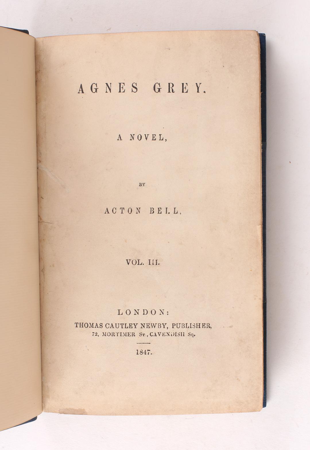 Wuthering Heights; by [BRONTË, Emily & Anne] - Jonkers Rare Books