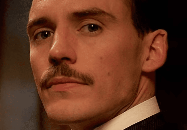 A man looking in Peaky Blinders