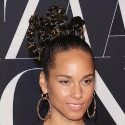 Alicia Keys Braids with Curls