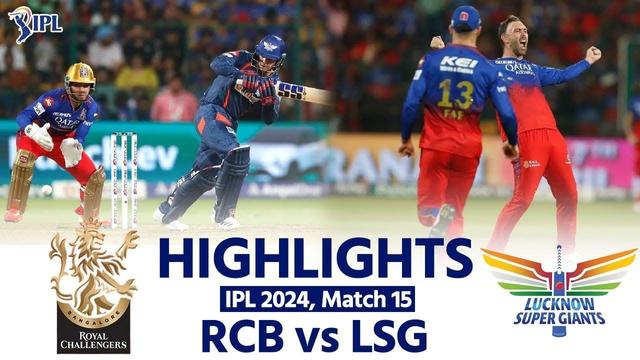 RCB vs LSG Highlights