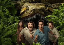 The poster for Anaconda starring Jack Black and Paul Rudd