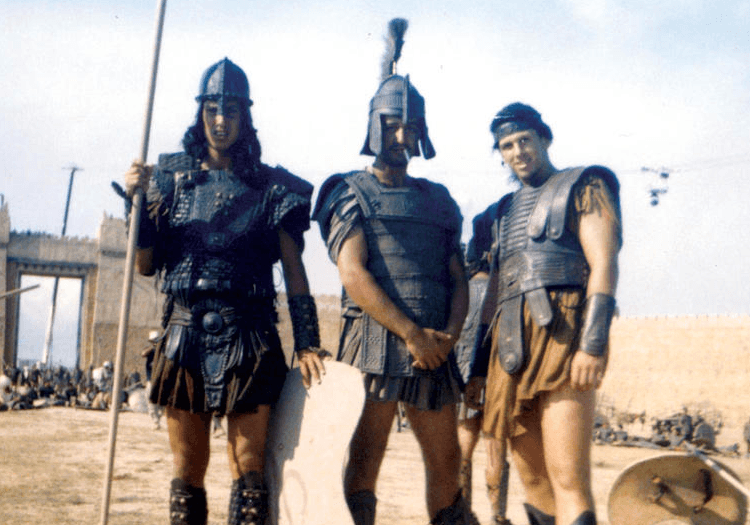 behind-the-scenes of Troy