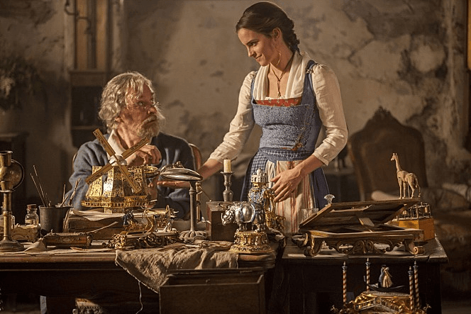 Belle with her father
