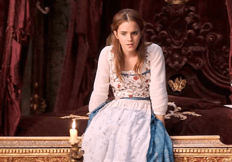 Belle talking to Castle's staff