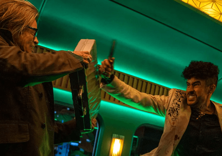 Bullet Train action scene