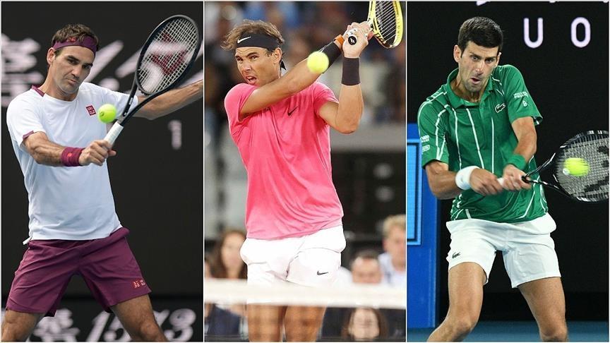 The Tennis Big 3: Nadal, Djokovic, Federer