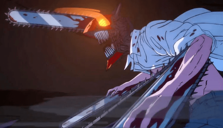 a villain with a razor like knife on him