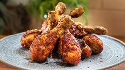 Crispy roasted chicken leg