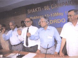 APJ Abdul Kalam at India's Pokhran II nuclear weapons test