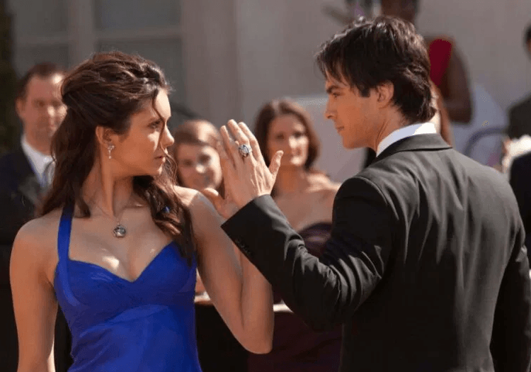 Damon and Elena