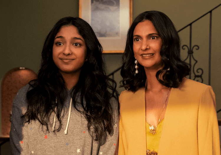 devi with her mother