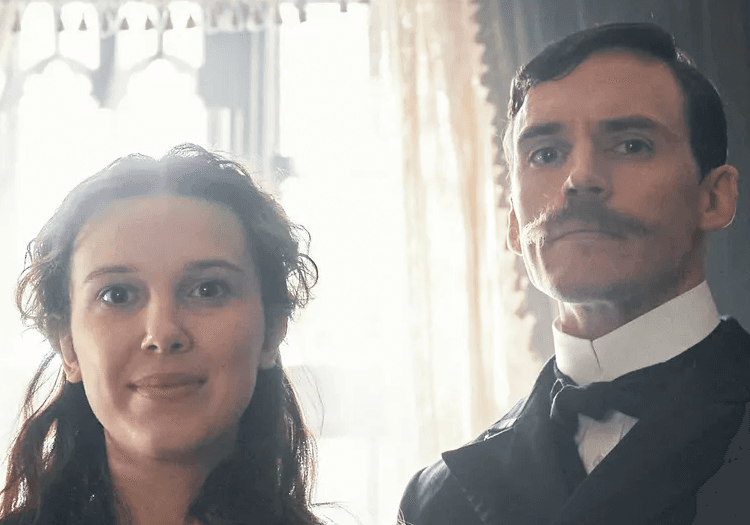 Enola with Mycroft