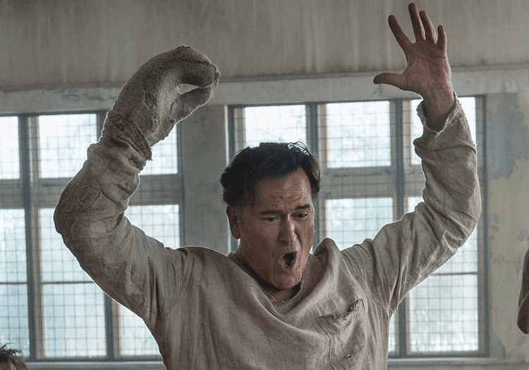A man dancing in Evil Dead