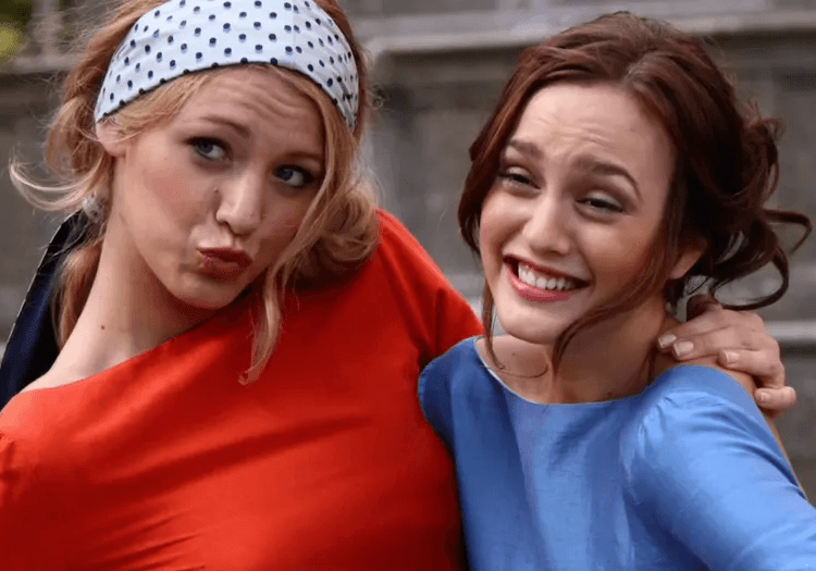 Serena and Blair in Gossip Girl 