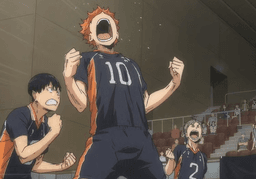 Karasuno winning