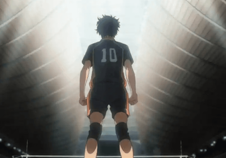 Little Giant standing in Haikyu