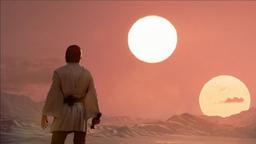 Watching twin sunsets