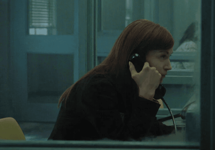 A woman on the phone in I Will Find You