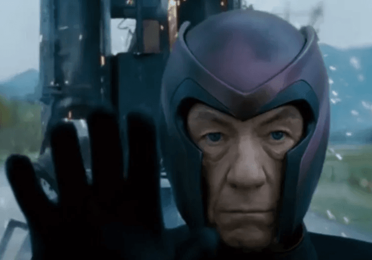 Sir Ian McKellen as magneto