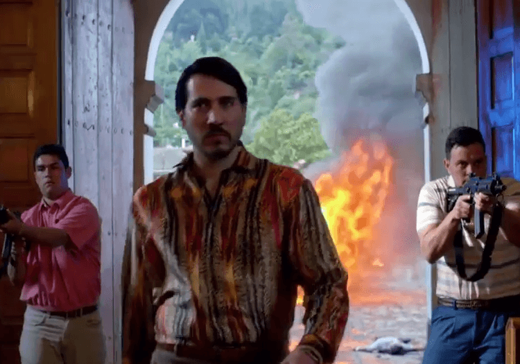 A scene from Narcos