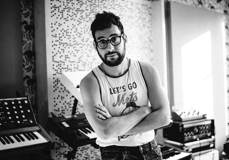 Jack Antonoff in a music studio