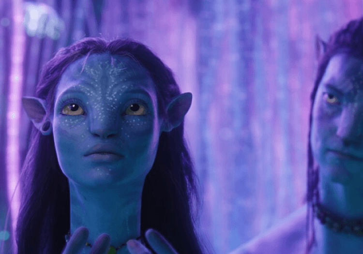 jake sully and neytiri at the Eywa
