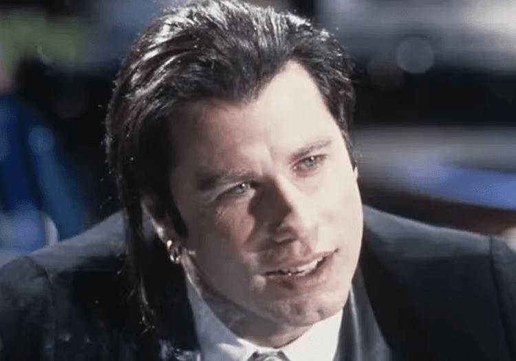 John Travolta in a scene