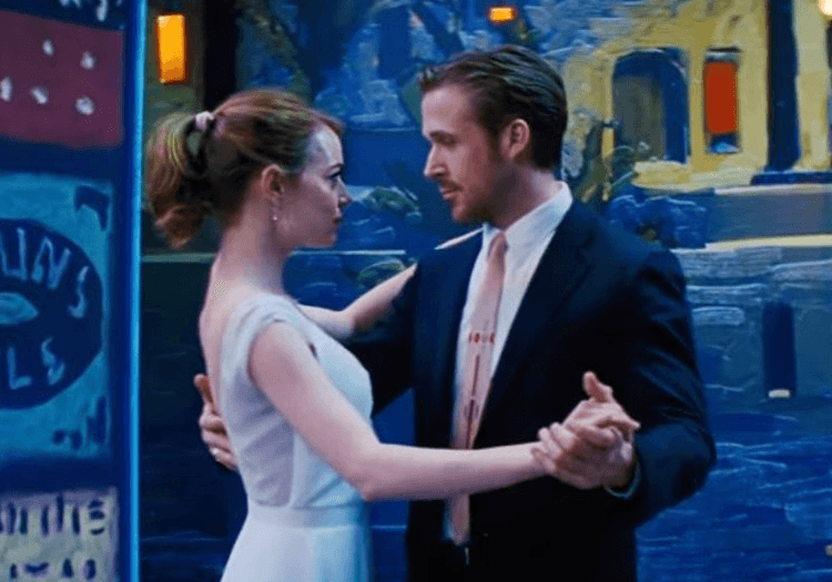 mia and sebastian dancing in la la land 