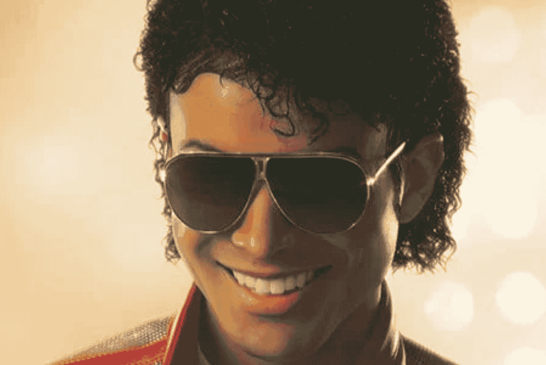 Michael smiling in Michael 2026