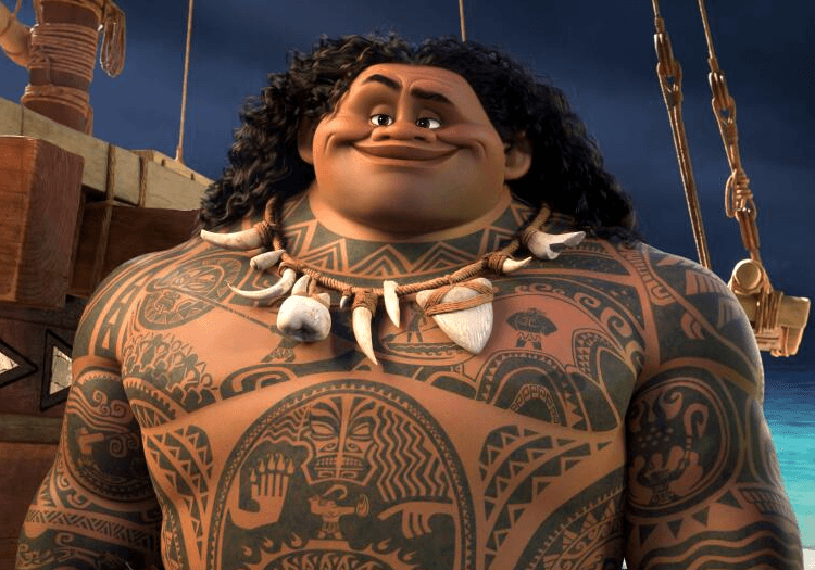 Animated version of Moana 