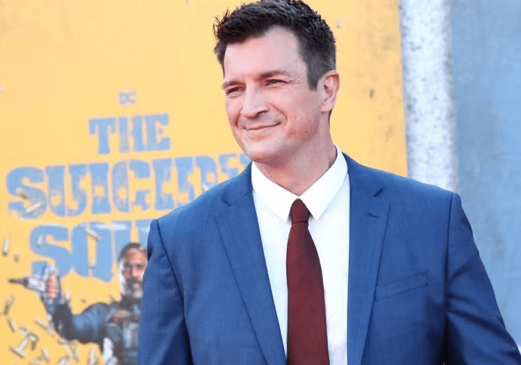 Nathan Fillion at a movie premiere